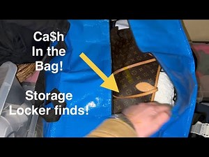 Abandoned Storage Locker $4k profit! Big win on today's unit Louis Vuitton!