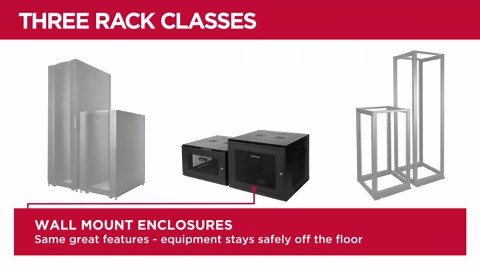 CyberPower 4POSTRAIL 4-Post Universal Rack Mount Rail Kit, Silver