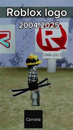 Roblox logo 2004-2025 #roblox #robloxgames #shorts #gaming