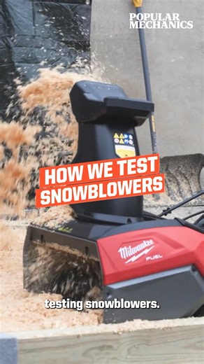 Popular Mechanics Magazine on Instagram: "Testing snowblowers before the snow starts to fall requires a little creativity. Here at Pop Mech, we've perfected our method and found machines that will make quick work of clearing driveways and walkways this winter. Read more about testing and find our top 11 snowblower picks at the link in our bio.🔗"