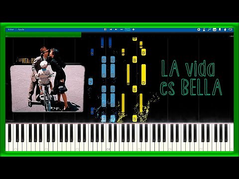 LA VIDA ES BELLA 🖤 Theme Song 🎬 [Reactive Visualizer] (PIANO TUTORIAL) 🎹 #11