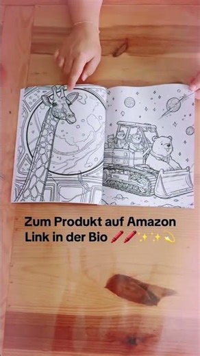 🦉 Eulinostar präsentiert: Das magische Ausmalbuch voller Weltraumtiere! #ausmalbuch #kinderbuch