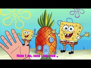 SpongeBob SquarePants Finger Family Song For Kids and Rhymes for Children