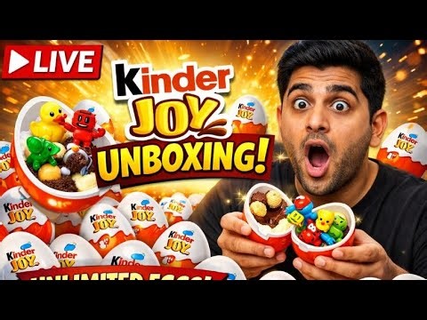 😱 What's Inside? live New Kinder Joy Unboxing! | Best Toy Collection 2026#KinderJoy#luve