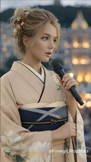 🇳🇴 ノルウェー風コンセプト👘「時の流れに身をまかせ」｜穏やかな着物姿に言葉を超えた感動が広がる ✨❄️｜AIリップシンク #演歌 #着物 #リップシンク
