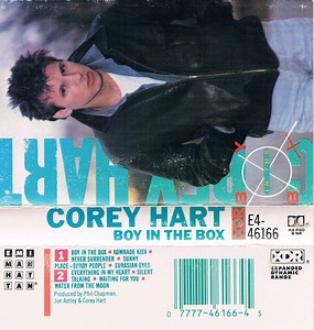 Corey Hart – Boy In The Box (1985, XDR, Cassette)