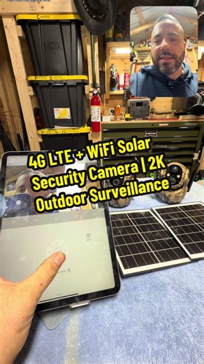 4G LTE Solar Security Camera for Home and Outdoors