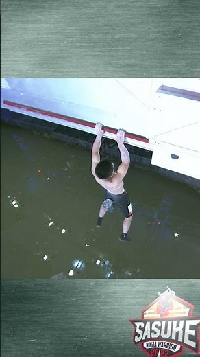 [Superhuman technique] Sasuke hangs from a 3cm protrusion with one hand (34th SASUKE tournament) ...