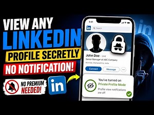View Any LinkedIn Profile Secretly Without Premium | No Notification Sent!
