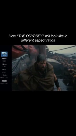 The Odyssey (2026) Aspect Ratio Comparison | Christopher Nolan IMAX Guide
