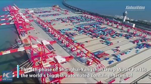 The 4th phase of Shanghai Yangshan Deep Water Port, the world's biggest automated container terminal, has been operating for more than three years | China Xinhua Sci-Tech