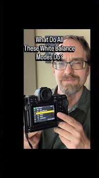 Auto, Daylight, Cloudy & Incandescent White Balance Explained 📸