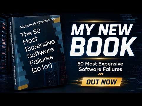 My New Book: The 50 Most Expensive Software Failures (so far)