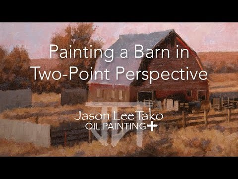 How to Paint a Barn in Two Point Perspective