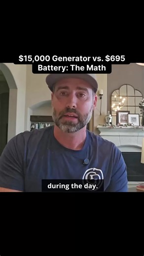 The financial reality check for home backup power is *intense*. Comparing the typical $15,000 traditional generator installation—complete with tricky gas line placement and financing headaches—against a battery setup that *starts* under $700 is a must-see! This perspective on upfront investment versus long-term affordability for staying powered up is seriously eye-opening. See why budget-friendly energy security might be the smarter move right now. Full video here, https://www.youtube.com/watch?