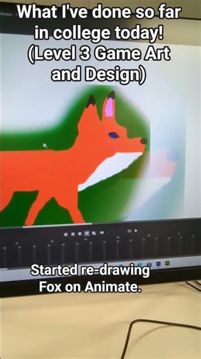 Level 3 Game Art and Design! What I've done so far today in college!