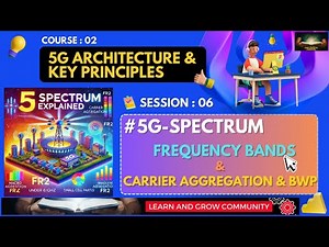 #06 ~ Learn 5G Spectrum : Frequency Bands, Carrier Aggregation, & Bandwidth Part | Course 02 #5g