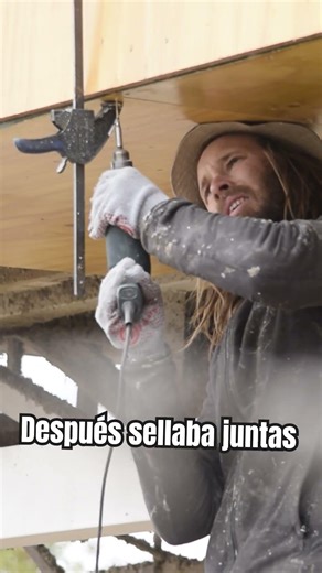 Así monte solo el cielorraso de TODA UNA CASA ENTERA! Construyendo casa en un viñedo (desde 0) #56