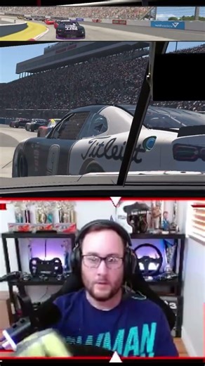 I Wrecked Him. Sorry 9 car... #nascar #racing #iRacing #FYP #reels #shorts #simracing #gloves