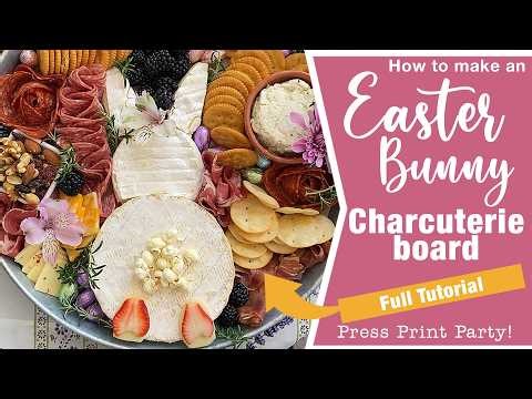 Easy Easter Bunny Charcuterie Board That Steals the Show 🐰