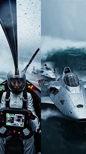 South China Sea – Twin Jet Overtake Caught in Chaos!