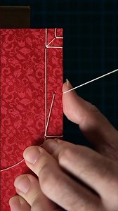 Japanese Hemp Leaf Binding #bookbinding #booktube #tutorial #diy #handmade #art #sewing