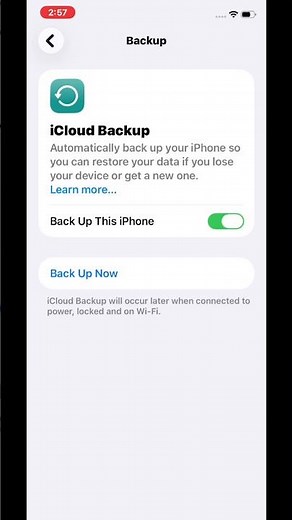 How to back up all data on iPhone. #iphone #2026 #apple #ios #ytshorts