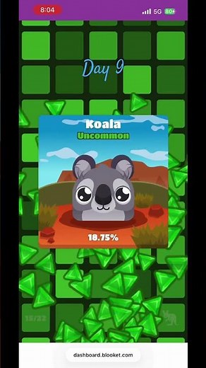 Day 9 of opening packs in Blooket!