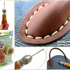 A Tool for Working Leather, Webbing, Canvas, Etc. by Hand: The Speedy Stitcher Sewing Awl  - Core77