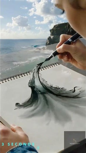 Ink to Ocean — When Ideas Become Impact | Cinematic Hook #cinematic #growthmindset #aivideo #ai