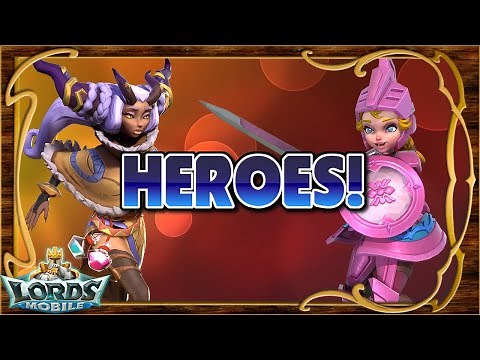 Lords Mobile ES - Análisis - Todos mis héroes a dorado! Vale la pena? Que héroes comprar? P2P vs F2P