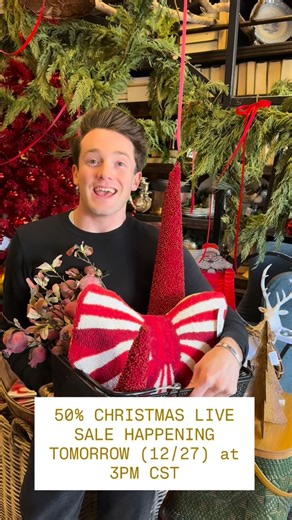 Presley Pierce on Instagram: "Guess what tomorrow night is….. CHRISTMAS 1/2 OFF LIVE SALE! If you joined us last year, you know you don’t want to miss out! If you didn’t join us last year, you’re going to want to join! We will be going Instagram Live around 3 tomorrow featuring our items that will be 1/2 off this season! Stock up for next year with these AMAZING savings!! Tag your friends and we will pick a random person that will receive free shipping!! ⭐️⭐️⭐️ Set your alarms so you don’t forge