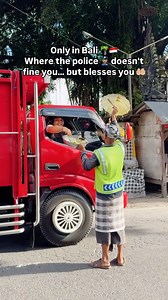 394K views · 49 reactions |  That is why Bali is called the island of the Gods! 﫶 Balinese people are such a blessing, so kind, humble and happy. Always so kind with tourists, while at the same time over-tourism has totally changed/ruined the traditional Bali. Gotta love Bali! ❤️ #bali #police #indonesia | Traveltomtom | Facebook