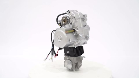 125cc Engine 4 Stroke Semi-Auto ATV Engine with Reverse and 3 Forward,Go Kart Engine Motor Electric Start,125cc Motor for Dirt Bike ATV Pit Bike Buggy