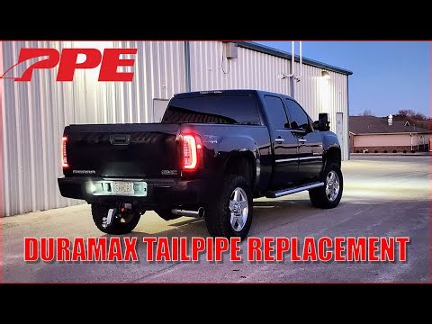PPE Exhaust Tip Install for the LML Duramax! No more ugly Exhaust!