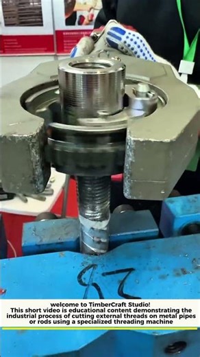 Precision Thread Cutting – Industrial Pipe & Rod Threading Process‎