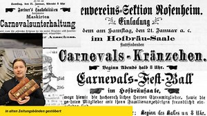 Bairisch-Expertin: Darum schreibt die Rosenheimer Zeitung um 1900 „Karneval“ und nicht „Fasching“