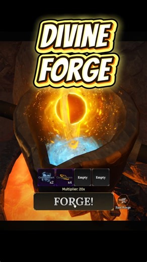 Use the Rarest Orb 1/333333 Weapon Forging #5 - The Forge!! #roblox #theforge