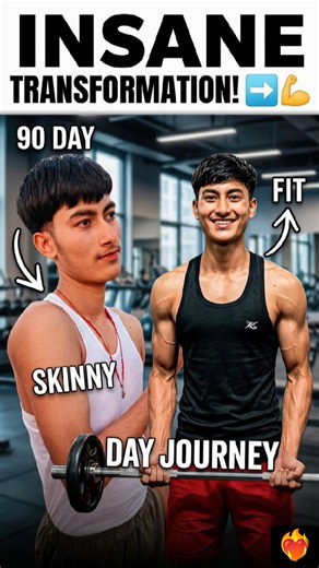 Skinny To Fit Journey | Jai Shree Ram 🚩#fitnessmotivation #skinny #healthy #trendingshorts #fitness