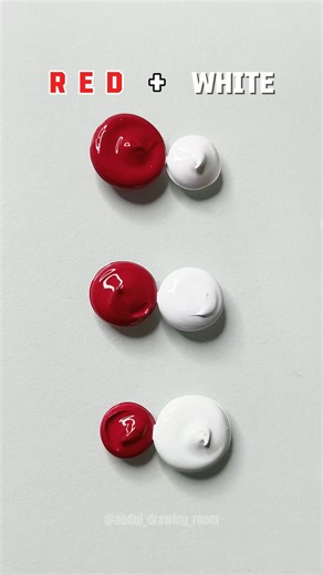 Red + White = Pink? 😍 Watch Till End!