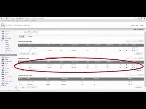 SonicWALL - How to Configure Virtual Access Point Profiles for Multiple SSIDs for Built-in Wireless