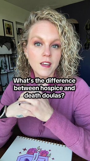 2.7K views · 47 reactions | Hospice comes in when a person has 6 months or less to live. Death Doulas usually begin working with a person at the time of diagnosis, before they’re hospice appropriate yet. To help them plan and prepare for their best final chapter. #deathdoula #hospice #education #deatheducation #endoflifecare #death | Death Doula Kacie | Facebook