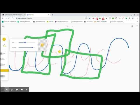 Doodling with Chrome Canvas
