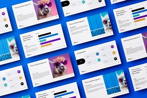 Color Pop Google Slides Template - Etsy