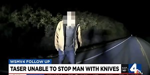 Why a Taser didn’t stop man charging at officers