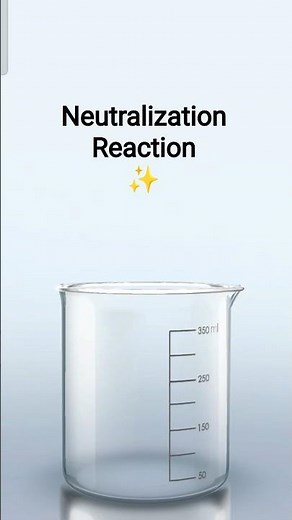 Formation of common salt.NaOH+HCL→NaCL+H2O. Neutralization Reaction.#reation #chemistry #reels #love