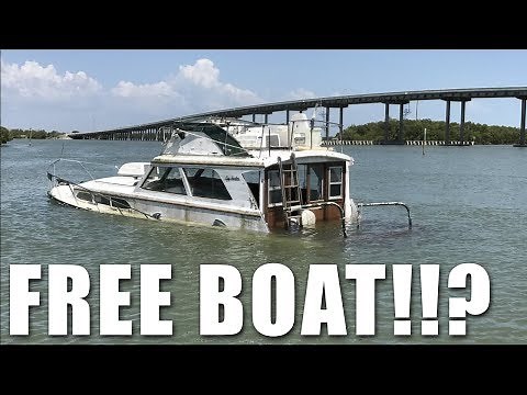 Acquiring a Sunken Derelict Vessel for Free