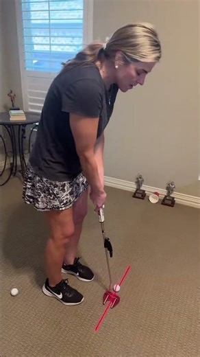 Golf’s favorite training gadget! Use anywhere, even on the course. Love the laser.