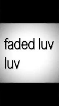 faded luv (unreleased) - tate mcrae | #lyrics