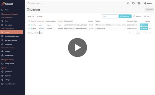 Ever have to perform a lift & shift from one data center to another? From one virtualization platform to another? A cool feature of Comet Backup is transferring from not just one host to another but… | Adam Wien